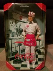 Barbie Mattel Coca-Cola Coke Ken Doll - 25678