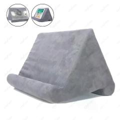 Soft Tablet Pillow Holder with Cable Pocket Pad Tablet Bracket Dock for Lap Bed and Desk for iPad Phone Kindle Reading Stand