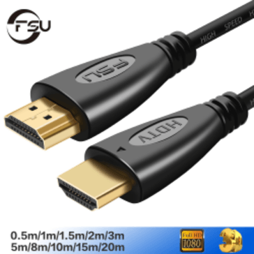 כבל HDMI איכותי בציפוי זהב, אורך לבחירה עד 15 מטר